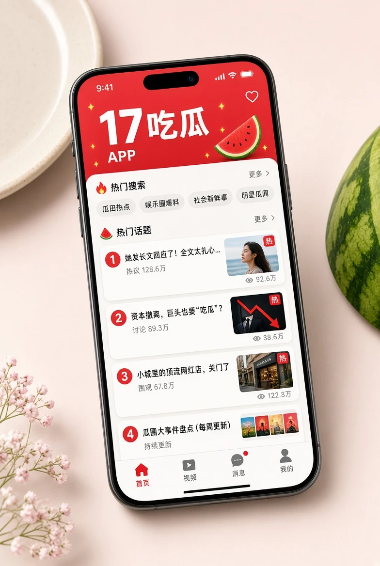 17吃瓜APP移动资讯服务